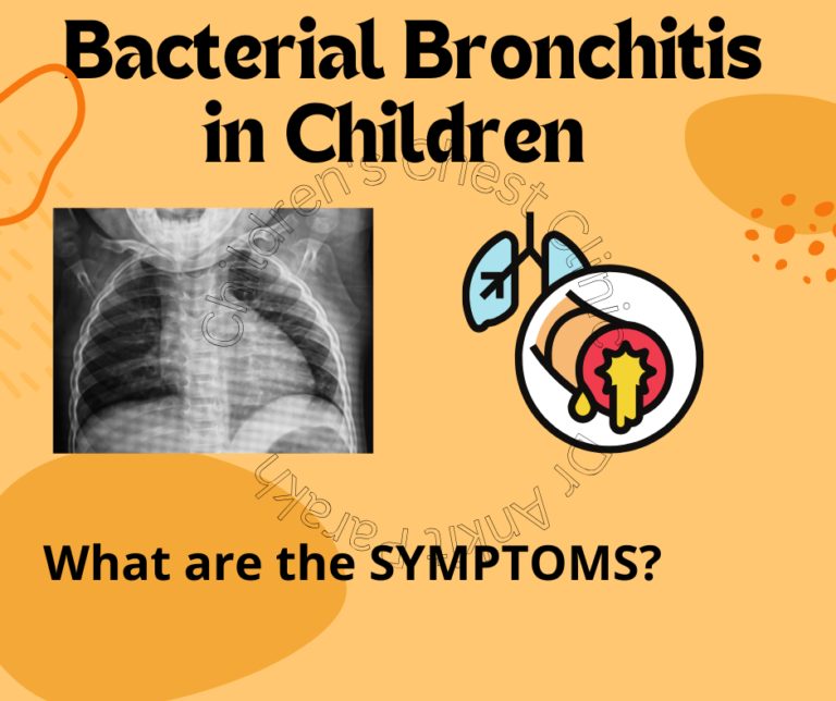 Bacterial bronchitis in children!