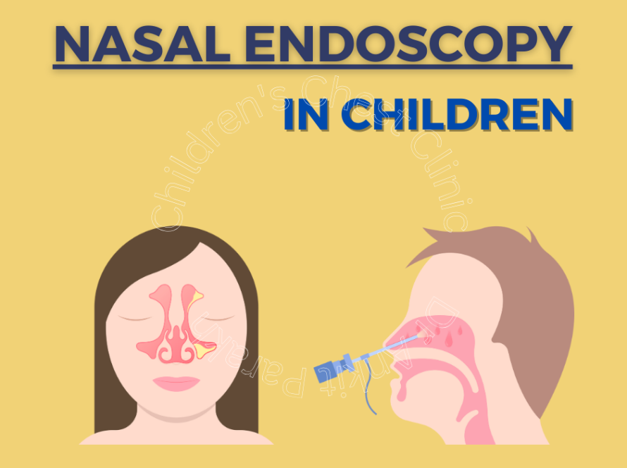 Nasal endoscopy in children