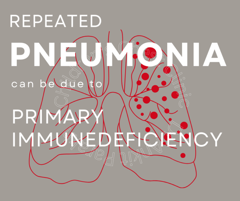 Can Repeated Pneumonias in Children Be Due to Primary Immunodeficiency?