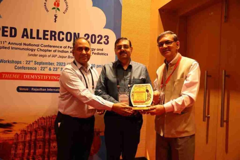 At PEDALLERGOCON, Pediatric Allergy Conference at Jaipur on September 22th. Spoke on Sleep Apnea in children and it’s connection with Allergy.