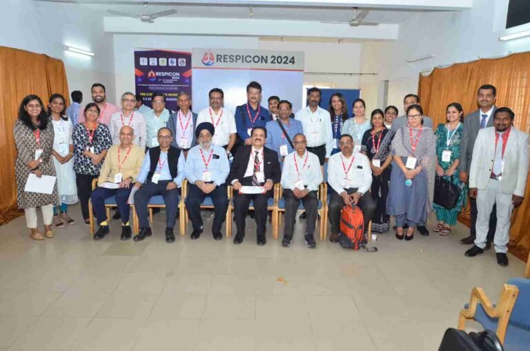 Faculty at the Training of Trainers of the updated Asthma Training Module at RESPICON 2024, Davengere