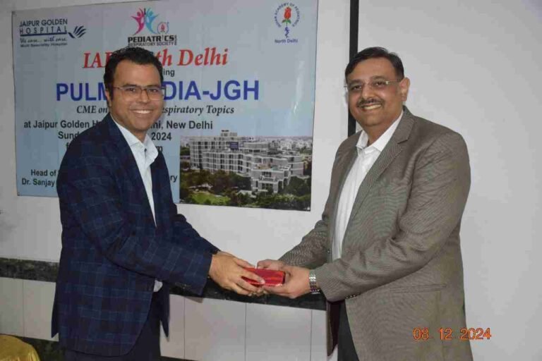 Pulmopedia at Jaipur Golden Hospital, 8th December 2024. Conducted a Panel Discussion on Utility of Pediatric Bronchoscopy