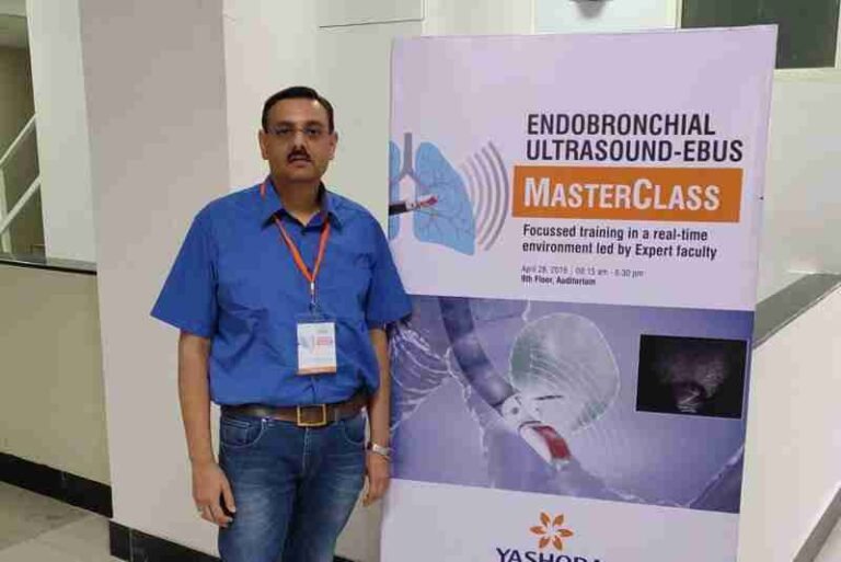 At Yashoda hospital Hyderabad for Master Class on ENDO Bronchial Ultrasound guided TBNA.