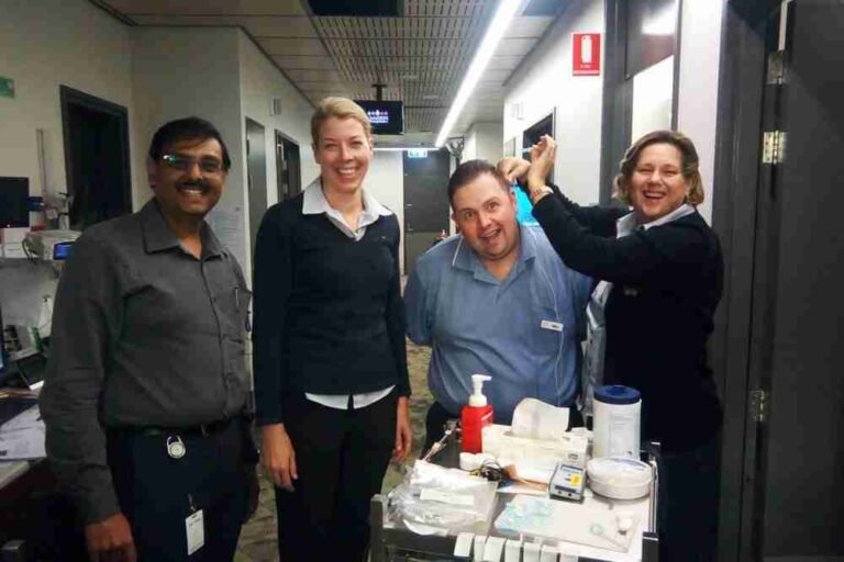 Dr Ankit Parakh (Left), Sleep Nurses