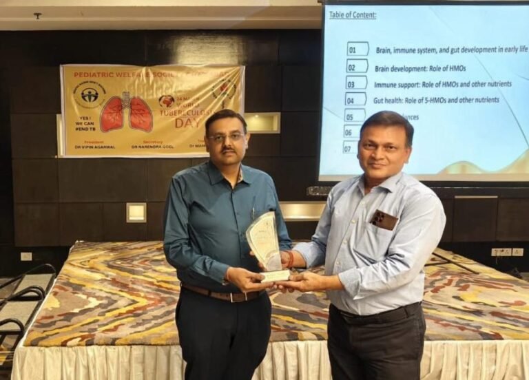 At Pediatric Welfare Society (IAP GHAZIBAD) for a talk on “Challenges in Elimination of Childhood Tuberculosis” on 27th March, 2025