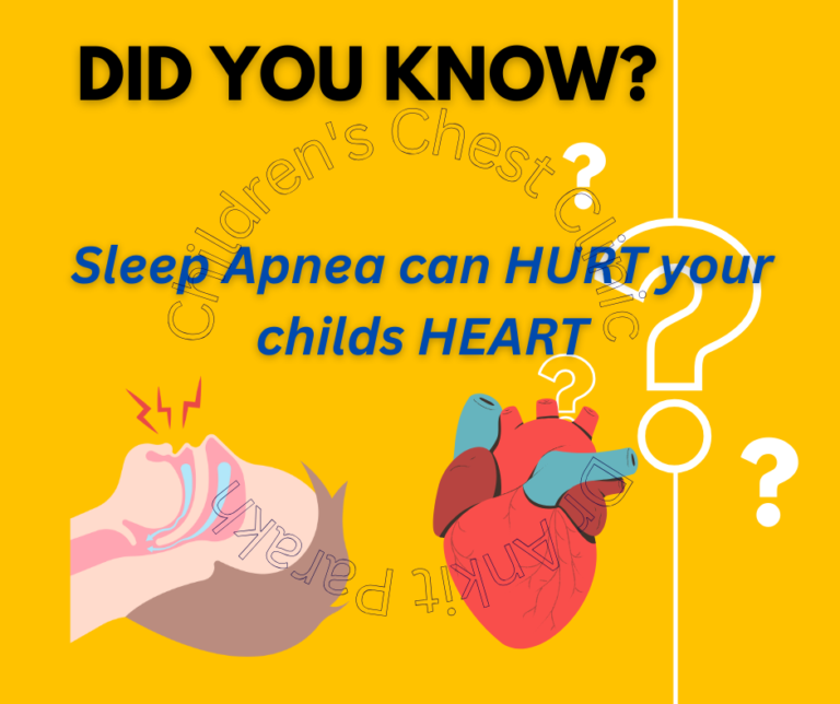 Do You Know:” Sleep Apnea in Children can lead to Cardiac complications?