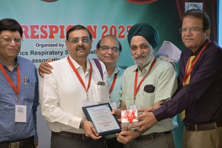 DELHI RESPICON 2025, Lady Hardinge Medical College, held on 10th August. Moderated Panel Discussion on “Sleep Problems in Children”
