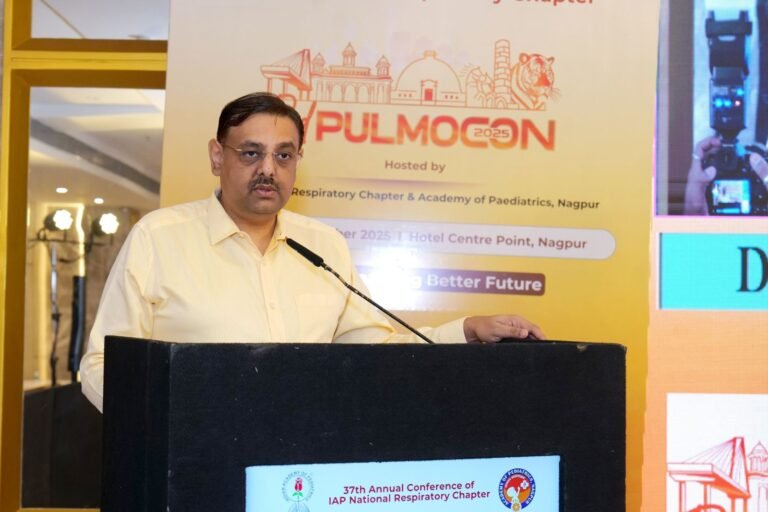 At Ped PULMOCON 2025, National Conference of Pediatric Pulmonology at Nagpur. Spoke on Pulmonary Hypertension in Children