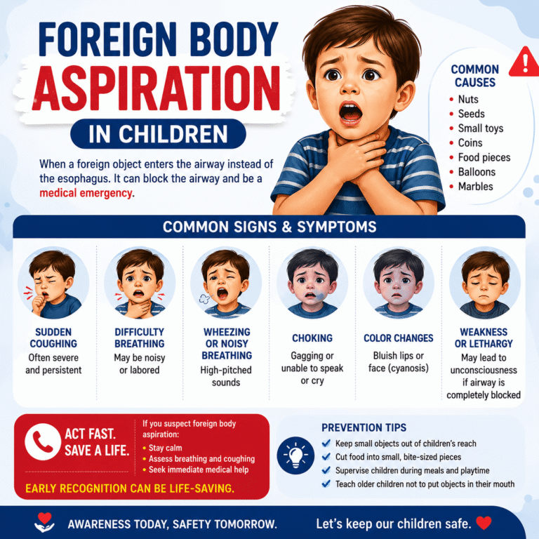 Foreign Body Aspiration: When Kids Inhale Small Objects