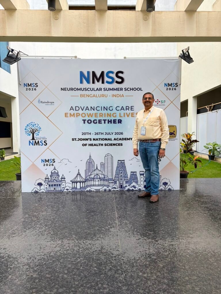 Neuromuscular Summer School at St John Medical College at Banagalore on 23-26th July 2026
