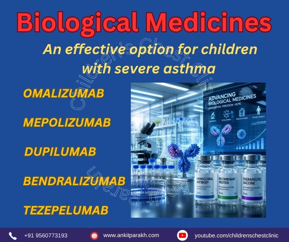 Omalizumab, a biological treatment for severe allergic asthma in children